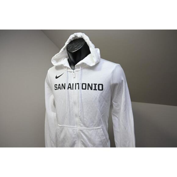 Nike Hoodie Jacket Performance White San Antonio Sweatshirt Womens Size XL - Picture 3 of 10